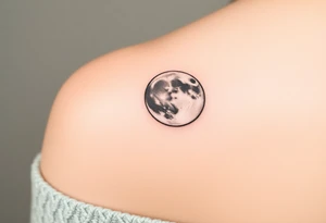 The moon tattoo idea