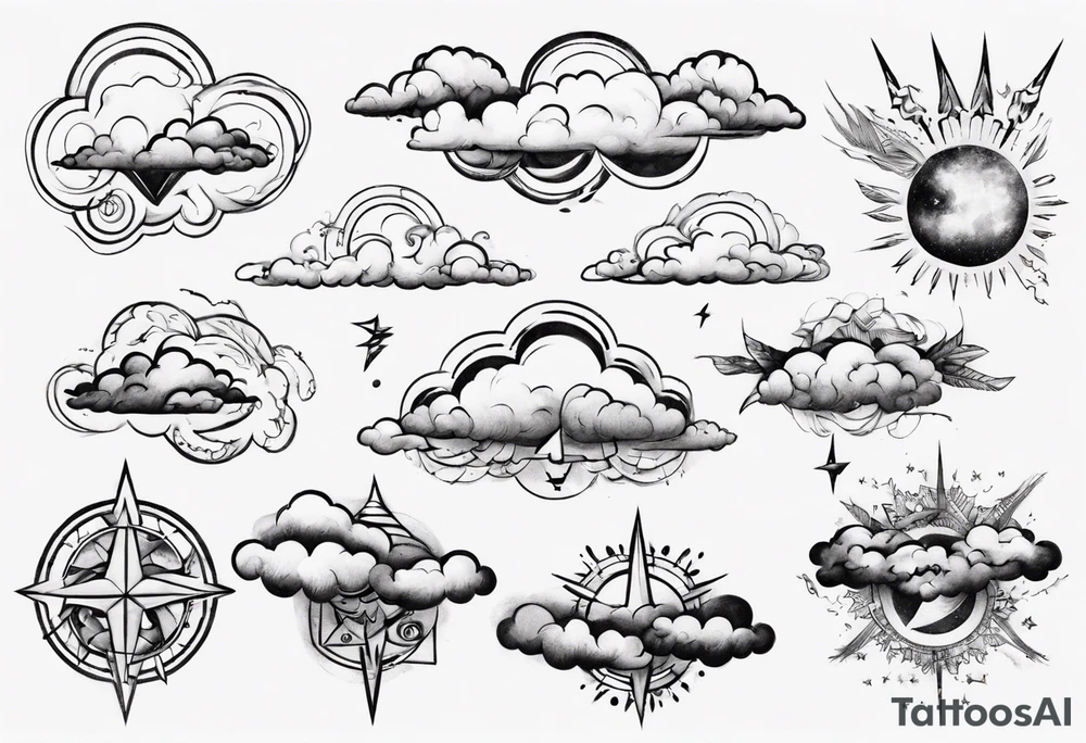 a cloud tattoo idea
