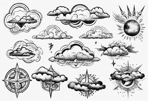 a cloud tattoo idea