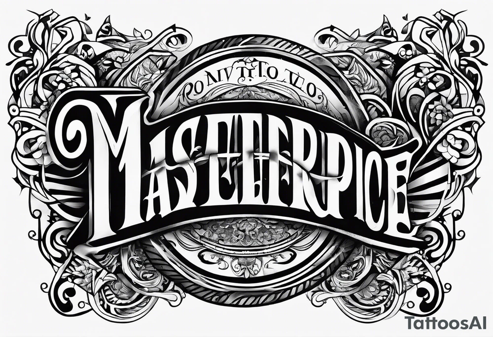 Script “powerful” tattoo idea