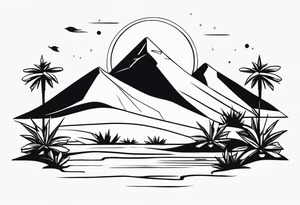 Sahara tattoo idea