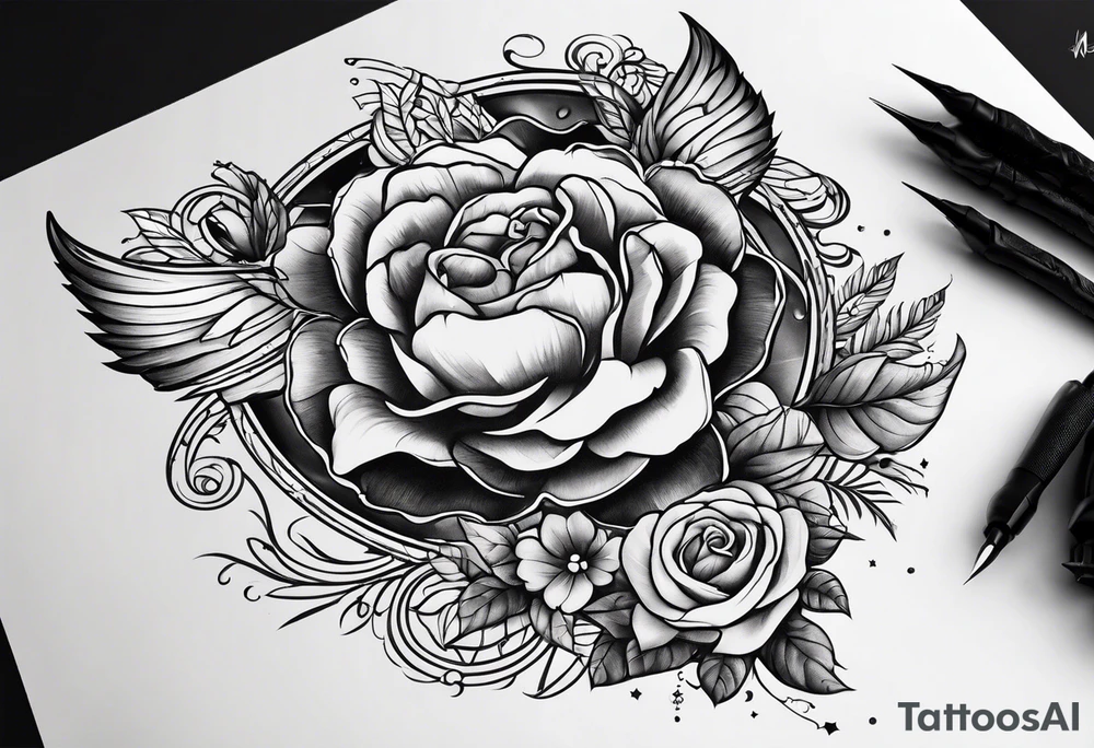 birth year tattoo idea