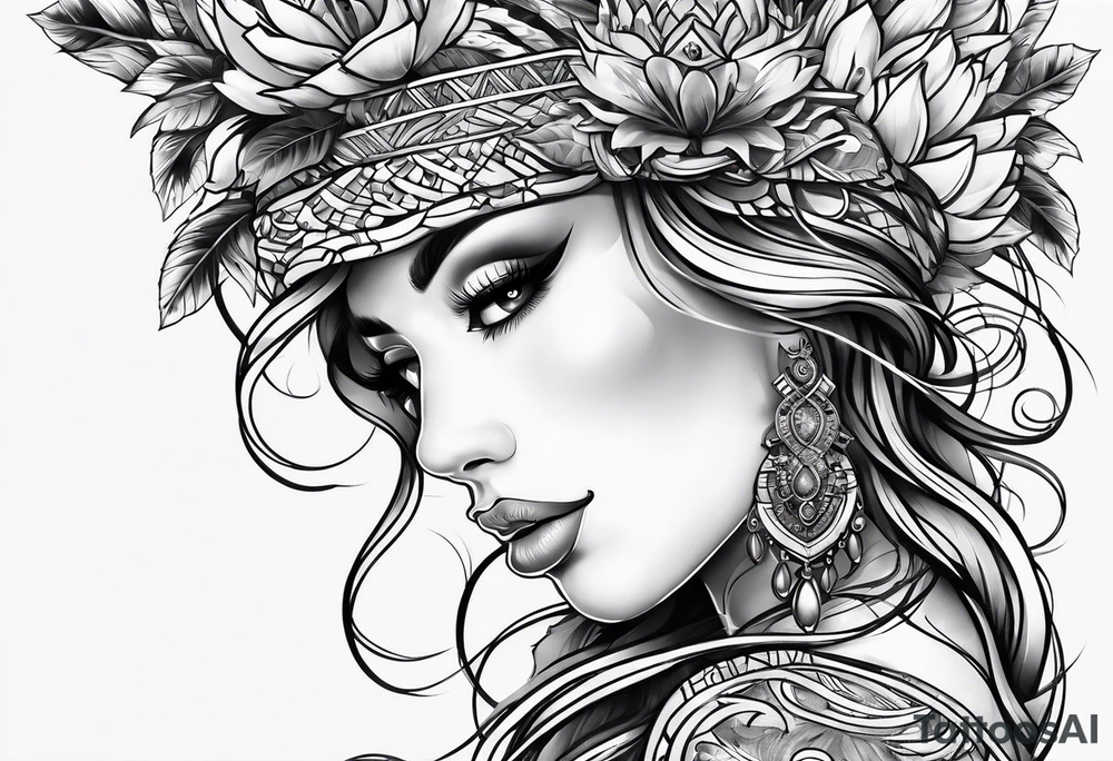 Neon art tattoo tattoo idea