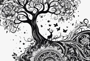 tree of life tattoo idea