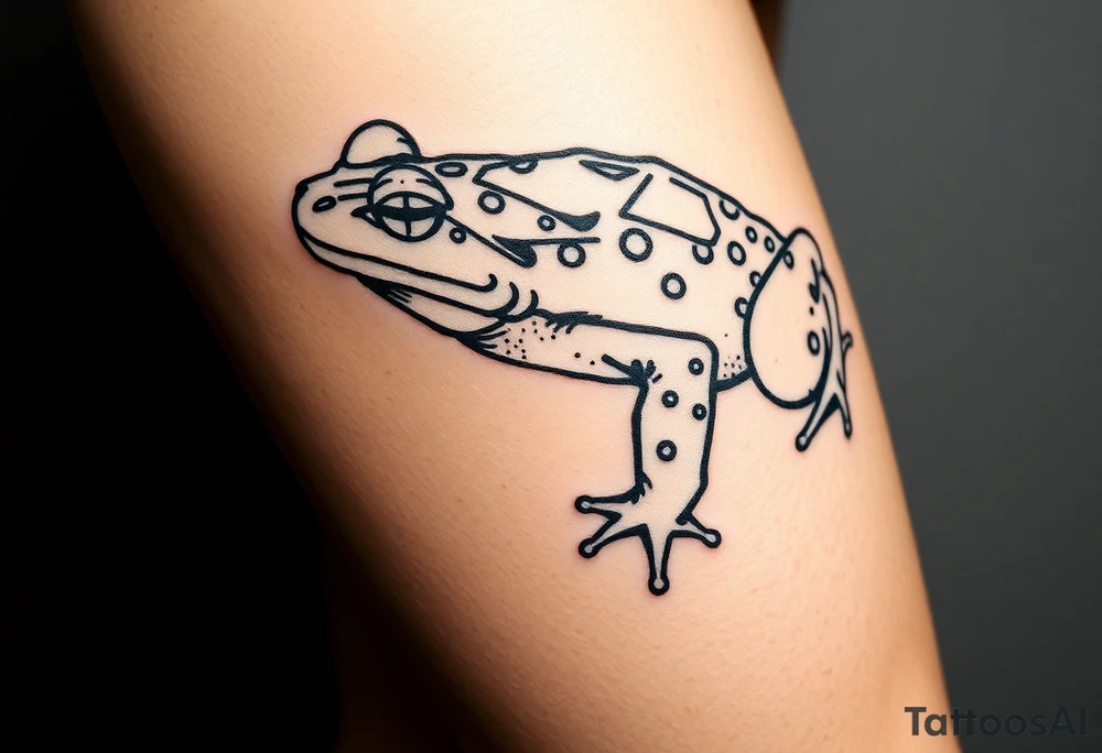Toad sage japanese traditional tattoo idea