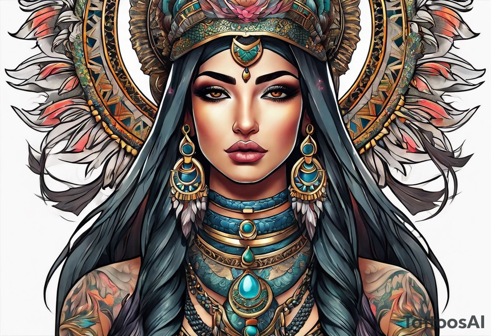 Isis Goddess Tattoo tattoo idea