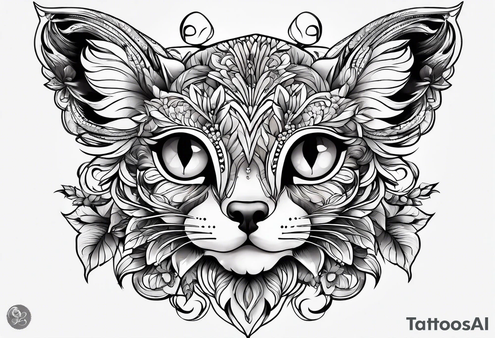 женщина демон tattoo idea