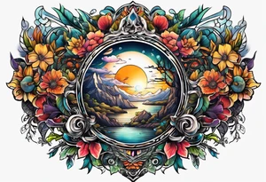Above and below no one tattoo idea