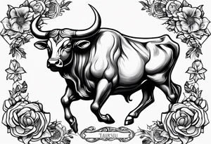 Taurus tattoo idea