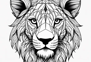 Lion Cub paw tattoo idea