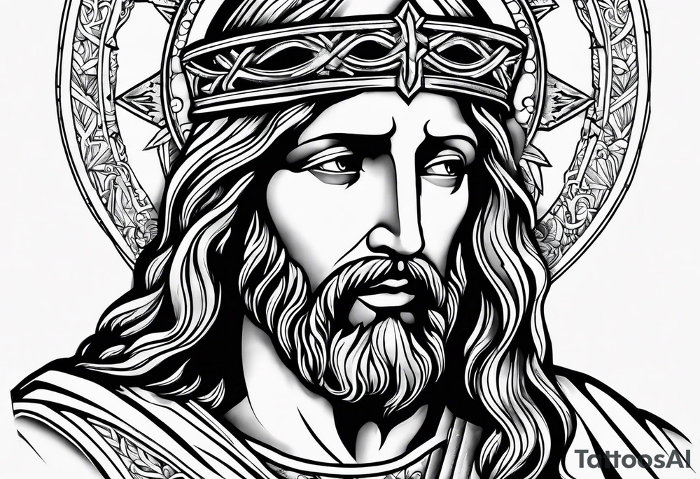 Jesus tattoo idea