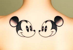 Mickeymouse heads outline Matthew 6lbs 7oz.    19 1/2in 07-29-2012 tattoo idea