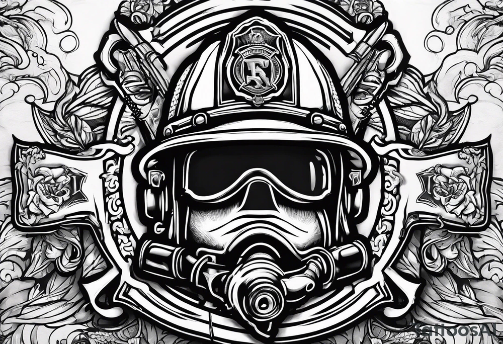 firefighter logo tattoo idea