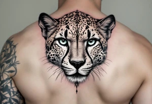 cheetah tattoo tattoo idea