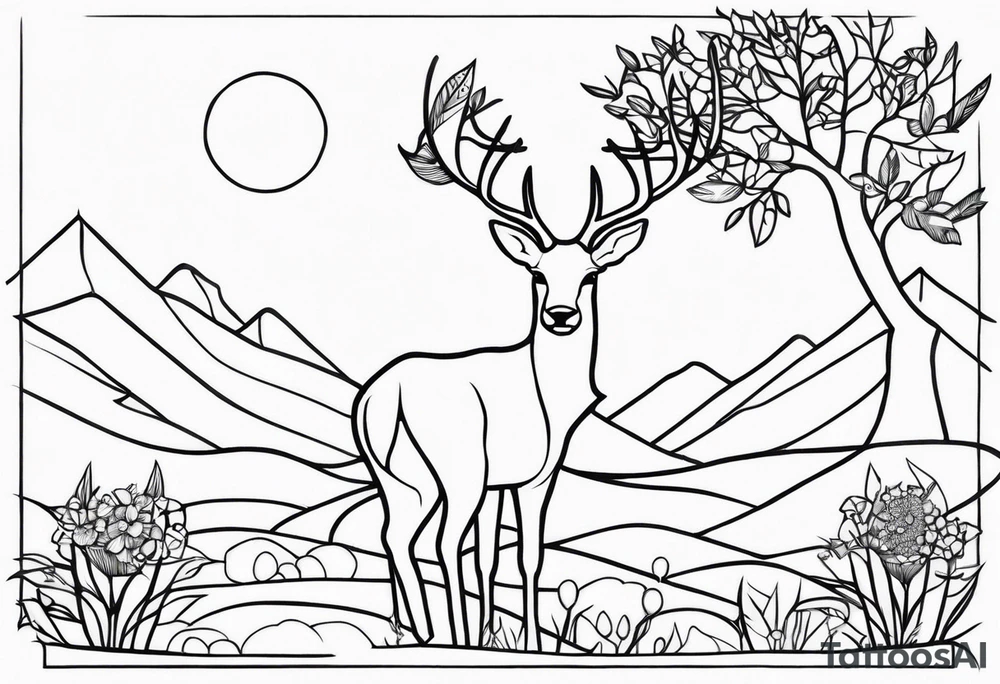 What animal symbolizes healing tattoo idea