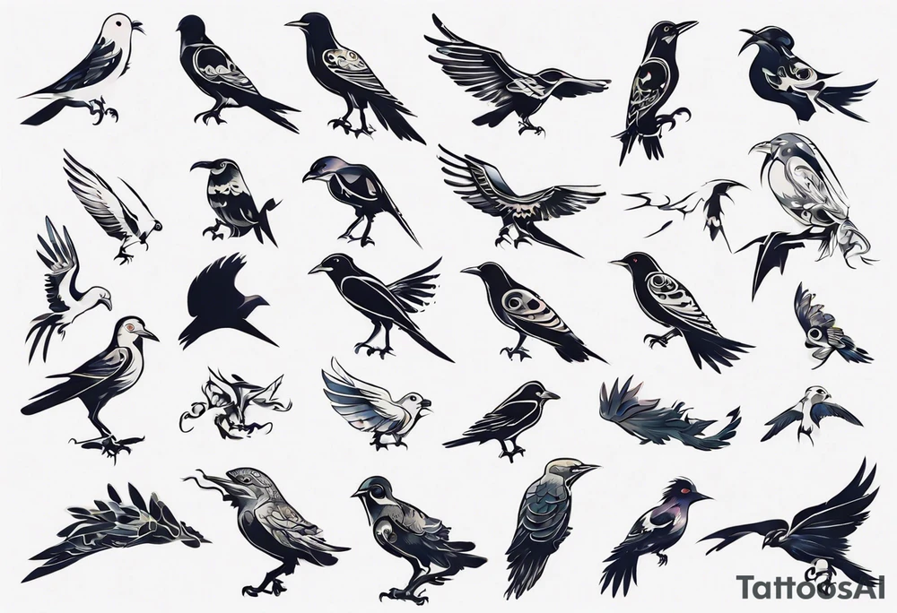 free bird tattoo idea