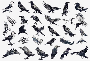 free bird tattoo idea
