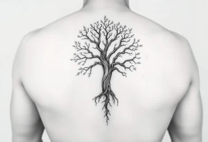 Tree of life that covers my whole leg for a woman tattoo idea