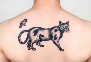 Black Cat tattoo idea