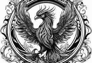 Pheonix rising tattoo idea