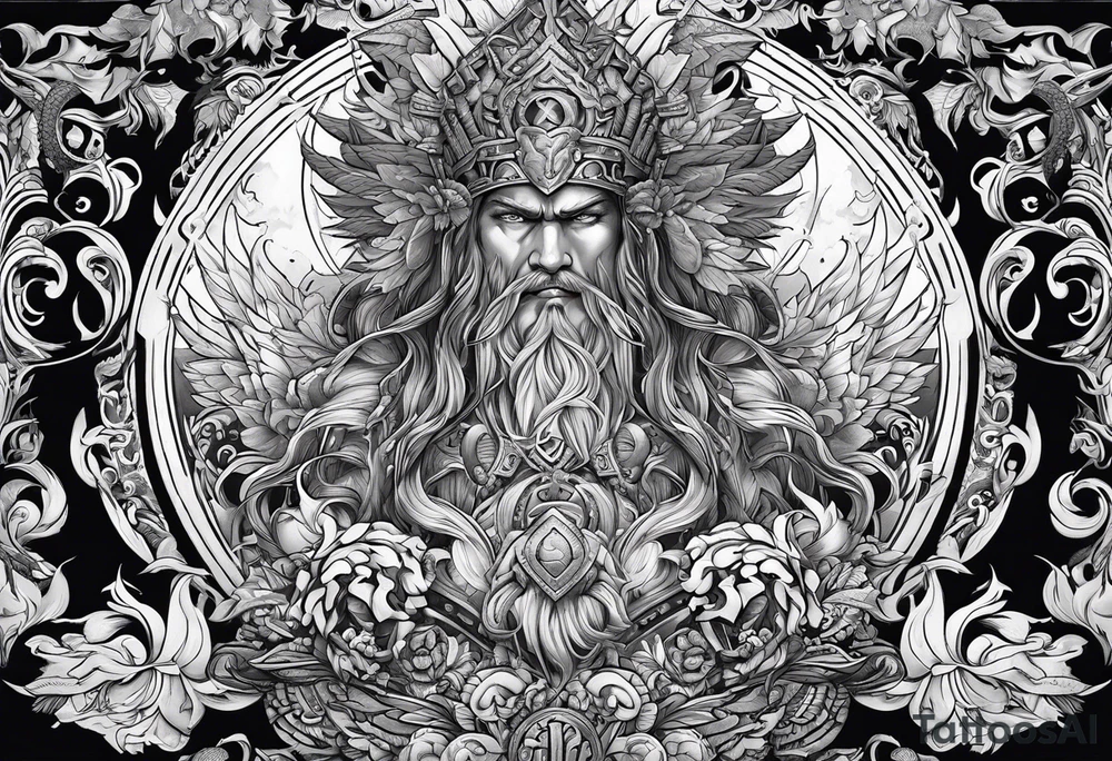 Valhalla world tattoo idea