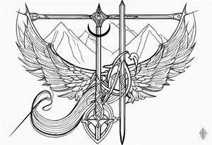 sagittarius, faith, strong, warrior, god, jesus, christ tattoo idea