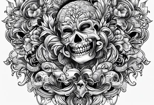 laugh now cry later tattoo idea