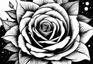 Leah written Withi rose tattoo idea