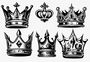 a kings crown tattoo idea