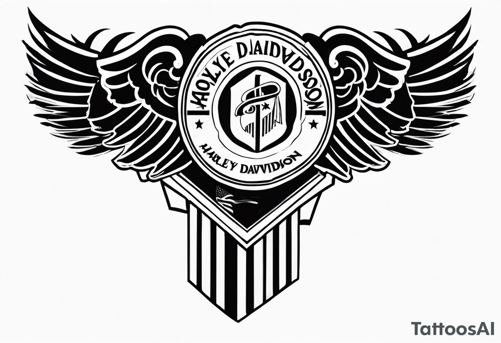 harley davidson pow mia memorial tattoo for my grandpa tattoo idea