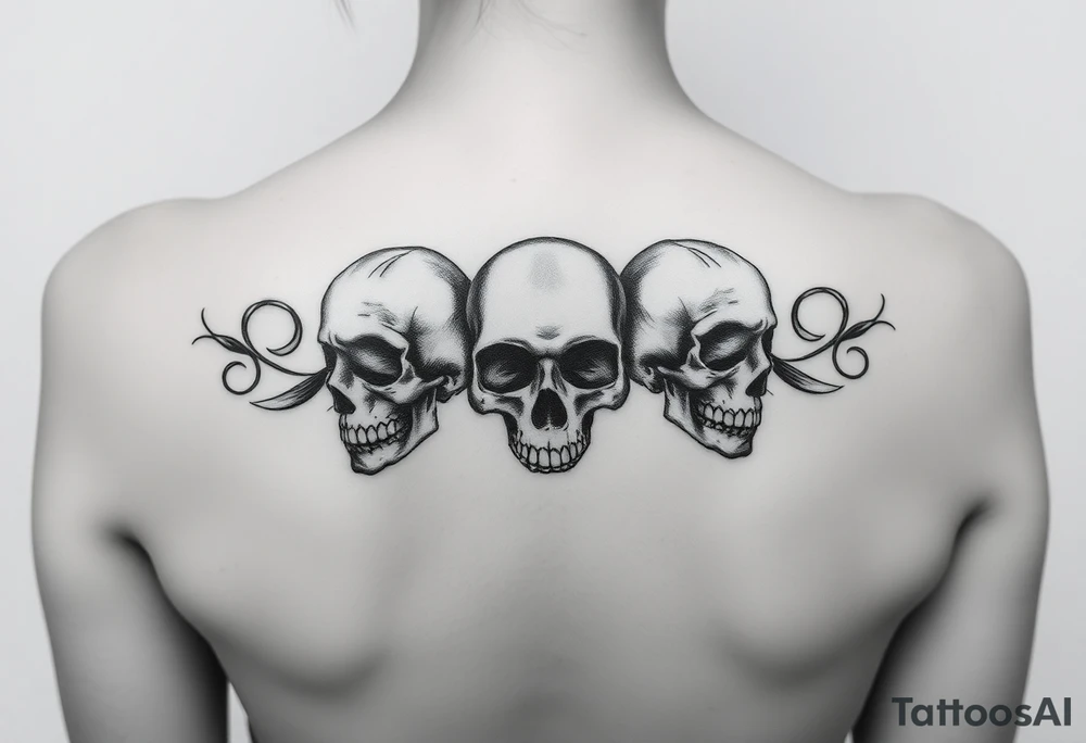 Skulls tattoo idea
