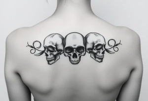 Skulls tattoo idea