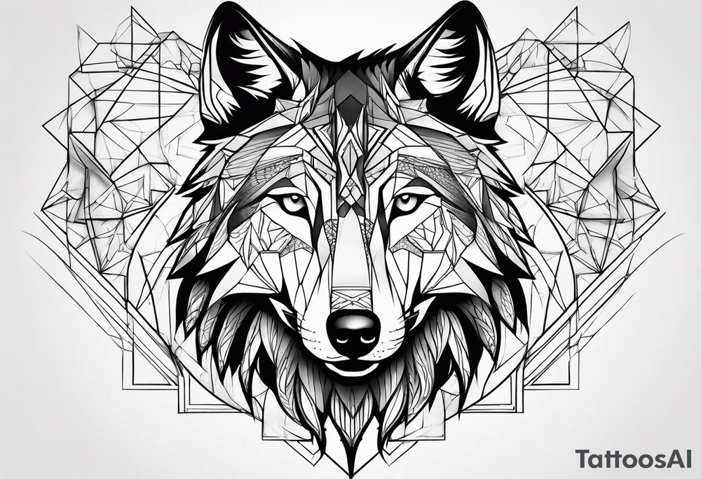 Wolf tattoo tattoo idea