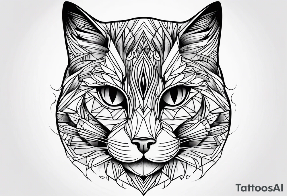 Black Cat tattoo idea