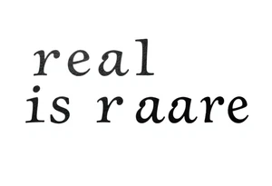 real is rare quote tattoo idea