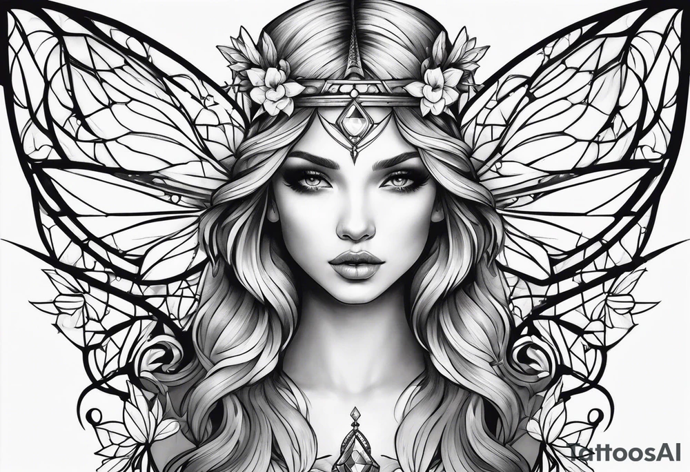 Fairy tattoo idea