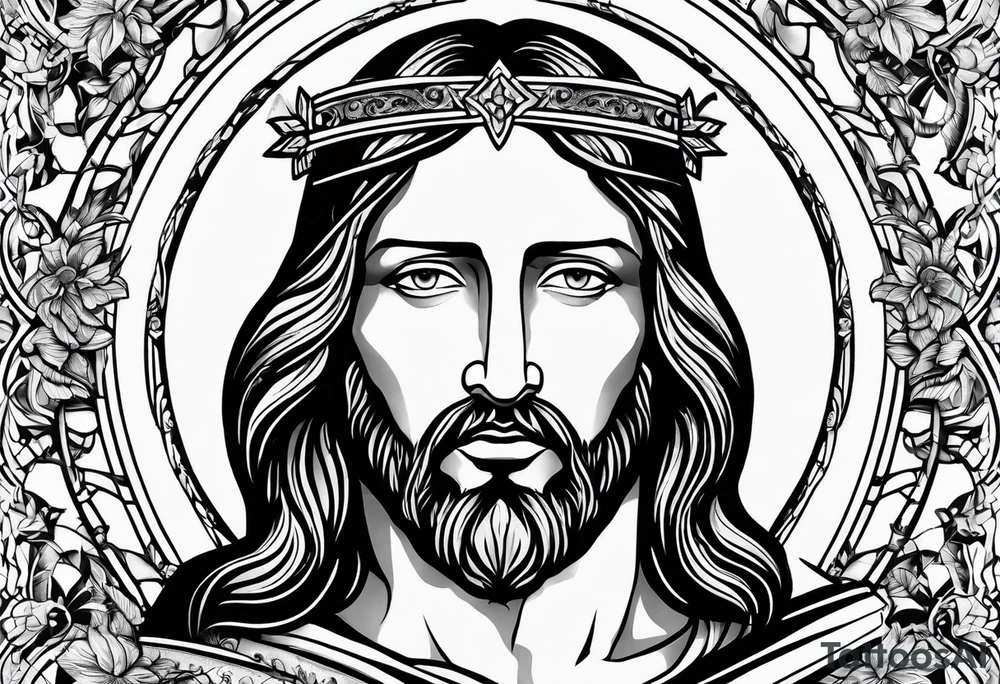 Jesus tattoo idea