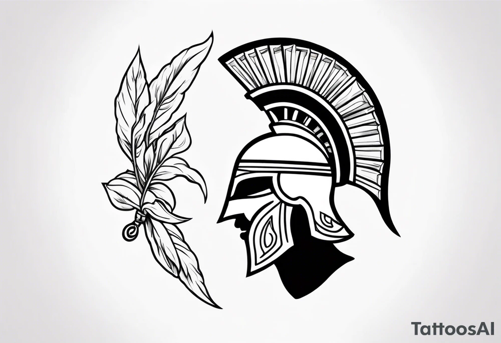 greek spartan symbol tattoo tattoo idea