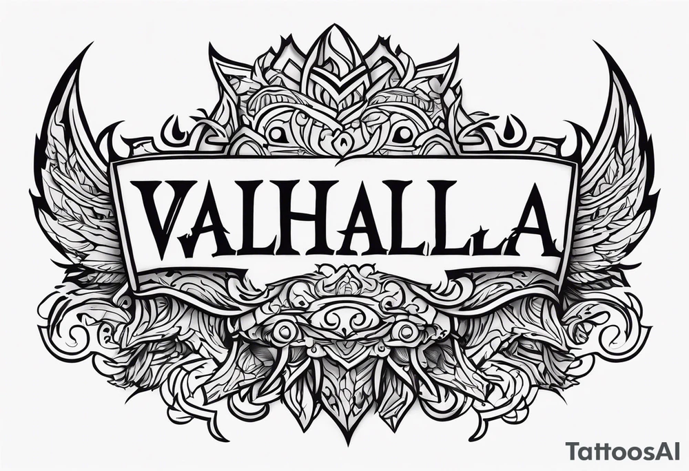 Valhalla tattoo idea