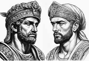 Roman Art tattoo idea
