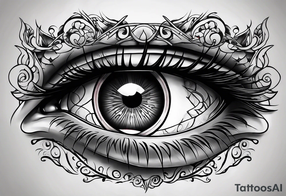 Sharingan eyes tattoo idea
