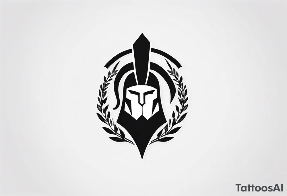 greek spartan symbol tattoo tattoo idea
