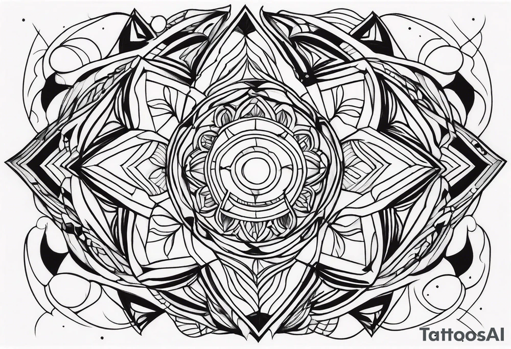 Abstract Art tattoo idea