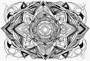 Abstract Art tattoo idea
