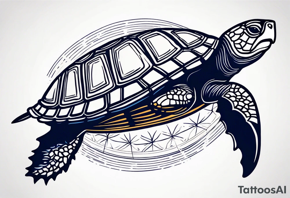 Navy turtle shellback tattoo tattoo idea