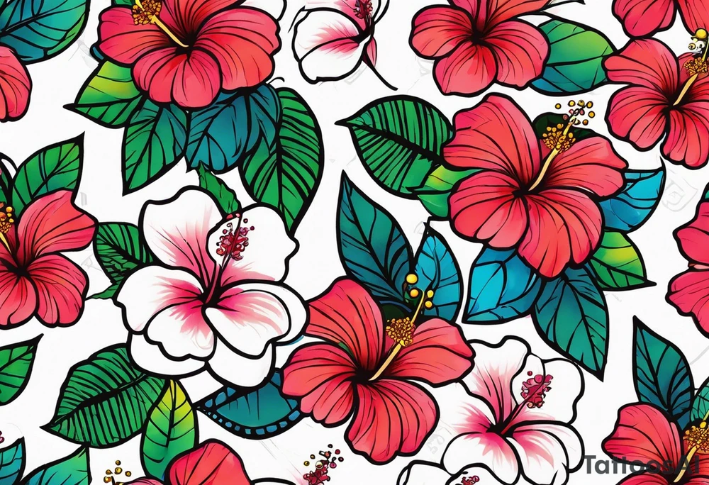 Hibisco tattoo idea