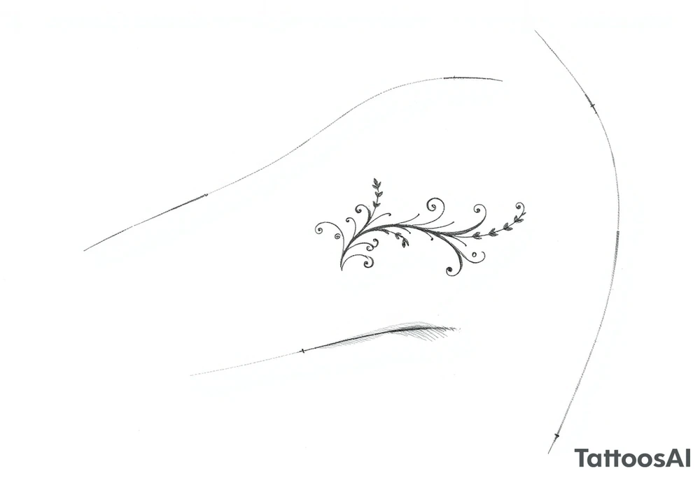 Drawing of Woman’s body tattoo idea