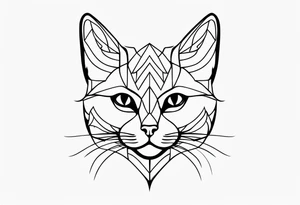 Cat meow tattoo idea