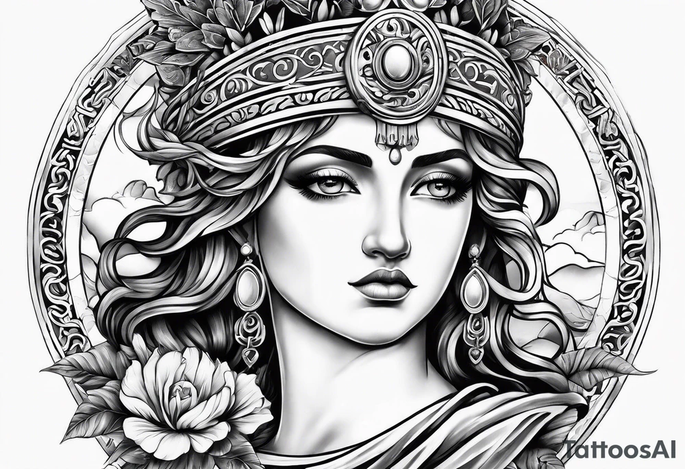 Greek mythology sleeve tattoo idea