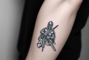 Imaginez le Colisé  de rome et un guerrier tattoo idea